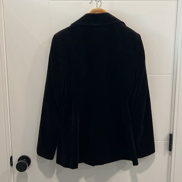 Vintage suede like blazer jacket size 14 - Picture 8 of 9